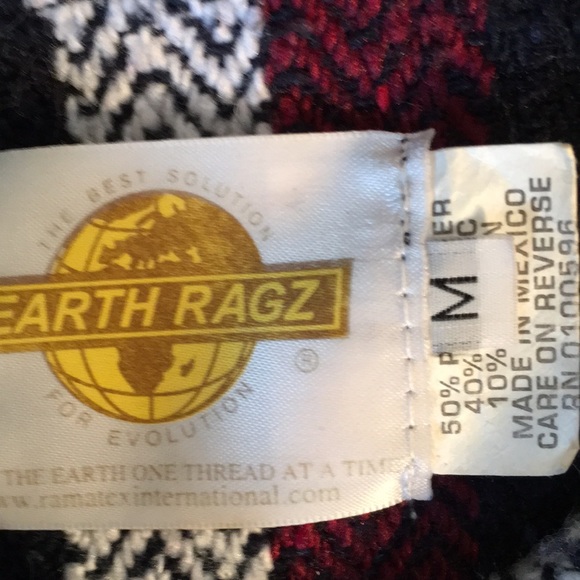 Rag hoodie red blue and grey - Picture 2 of 4